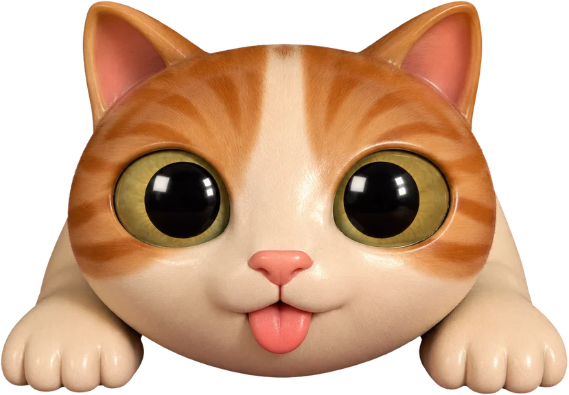A kitten lying under a bed looking straight at you